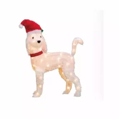 Four Seasons 26" Pre-Lit Fabric Dog Christmas Holiday Decoration - XL940954 - Christmas Decor -Hearth & Home Store c672f8280a315bd65eb8ca9bc4fae471adbd9d60 14762131 3