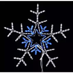 Four Seasons 36" Blue and White LED Snowflake Hanging Christmas Light Decoration with Multi Light Effects - YF20173601 - Christmas Decor -Hearth & Home Store c92c9ba841ee3b593aba1a62b6592d220a154c7c 14762143