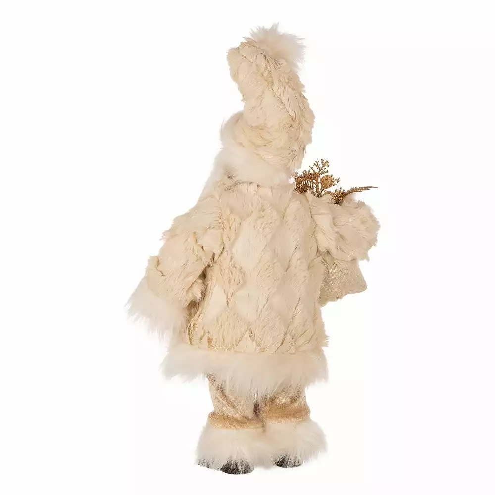 Glitzhome Standing Santa Figurine - 1114202569 - Christmas Decor 6 Glitzhome Standing Santa Figurine - 1114202569 - Christmas Decor - Image 4