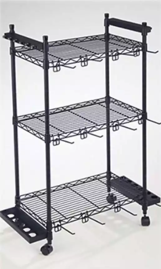 Organized Fishing Rolling Wire Tackle Trolley WFR012 - Storage Furniture 4 Organized Fishing Rolling Wire Tackle Trolley WFR012 - Storage Furniture - Image 2