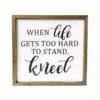 Backyard Expressions "When Life Gets too Hard" 24" x 24" Wooden Frame Sign - 910513 - Wall Decor -Hearth & Home Store cf5ae08885aa7cc40fb24ea0eeaa4cda925932e0 2022017889