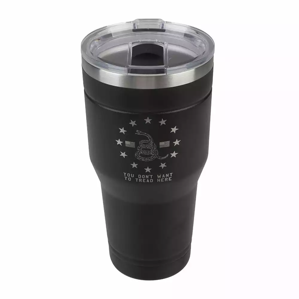 Lincoln Outfitters 30oz Tumbler Black Don't Tread On Me - 32631045 - Tumblers 5 Lincoln Outfitters 30oz Tumbler Black Don't Tread On Me - 32631045 - Tumblers - Image 3