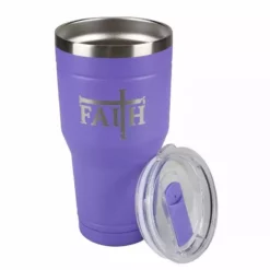 Lincoln Outfitters "Faith" 30 oz. Religious Tumbler, Purple - 89-642-0204 - Tumblers -Hearth & Home Store d1cba1225164643d10d2d039ff93c9d16ed6df5b 32631065 3