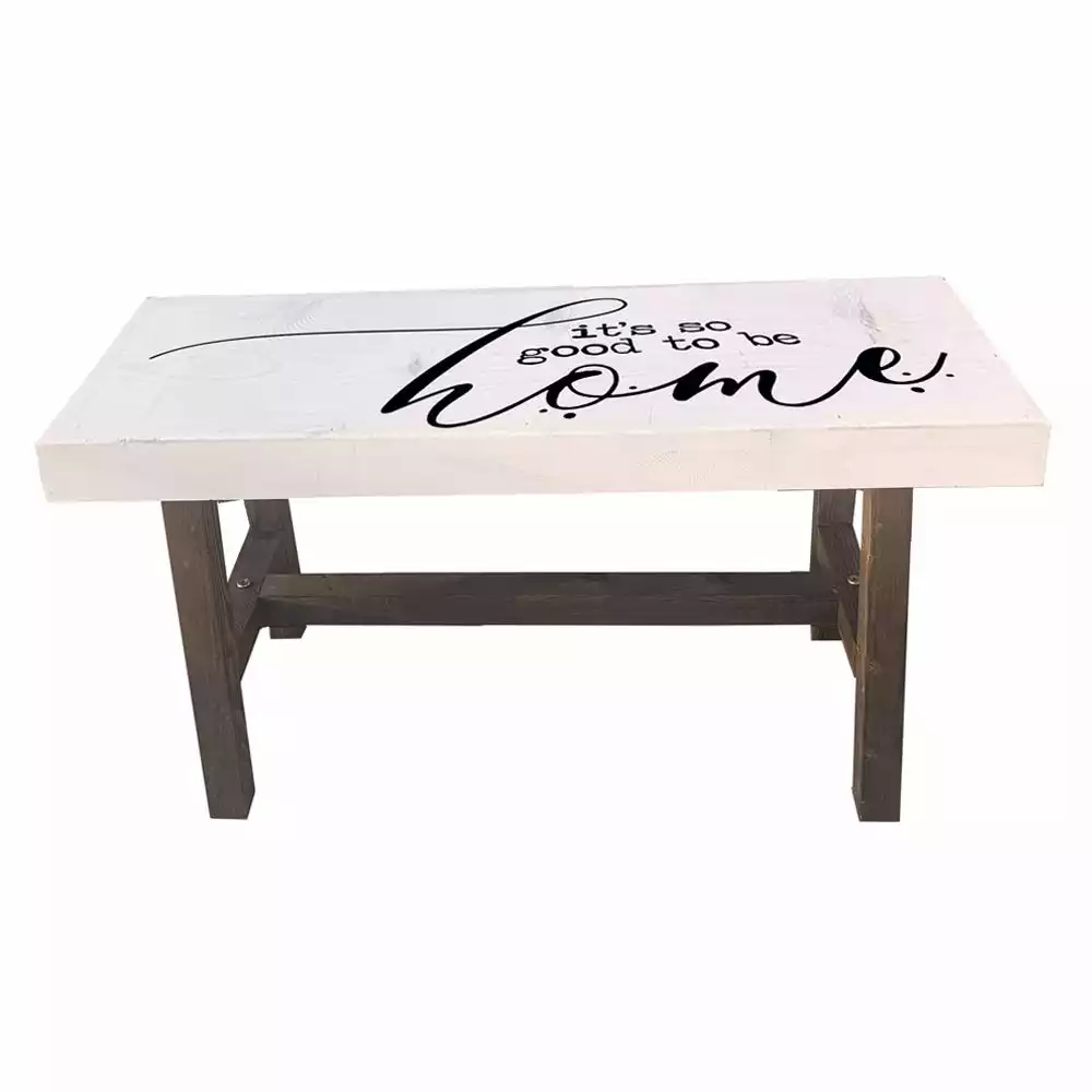 Backyard Expressions 43" Wooden Décor Bench - 908257 - Entryway Furniture 3 Backyard Expressions 43" Wooden Décor Bench - 908257 - Entryway Furniture