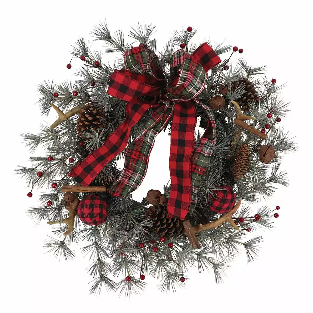 Various Brands 24" Antler Christmas Wreath - XM20941 - Christmas Decor 3 Various Brands 24" Antler Christmas Wreath - XM20941 - Christmas Decor