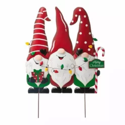 Various Brands 36" Metal Gnome Yard Stake - JKC01706RK - Porch Seasonal Decor
