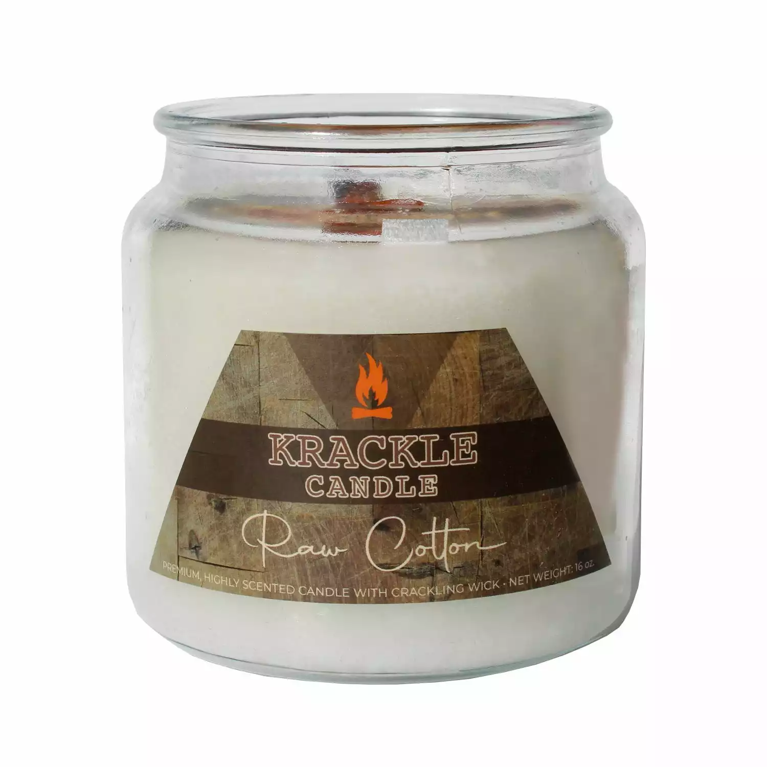 Krackle Candle Co Krackle Candle Raw Cotton KCRC-16 - Candles & Home Fragrance 3 Krackle Candle Co Krackle Candle Raw Cotton KCRC-16 - Candles & Home Fragrance
