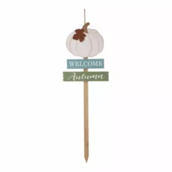 Various Brands 36" Welcome Autumn Pumpkin Yard Stake - JKC00809 - Porch Seasonal Decor