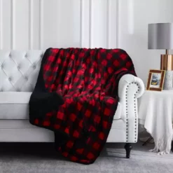 Trail CreekSuper Soft Reversible Velvet Deer Applique Throw Blanket - RK-VELSH-DEER - Blankets & Bedspreads -Hearth & Home Store e214d2a646d64bd0c2cdbe7adc51ce7f7aa16b9f 490931839 6