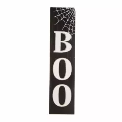 Glitzhome 47.83 Inch Wooden Boo Porch Sign - 1702203398 - Porch Seasonal Decor