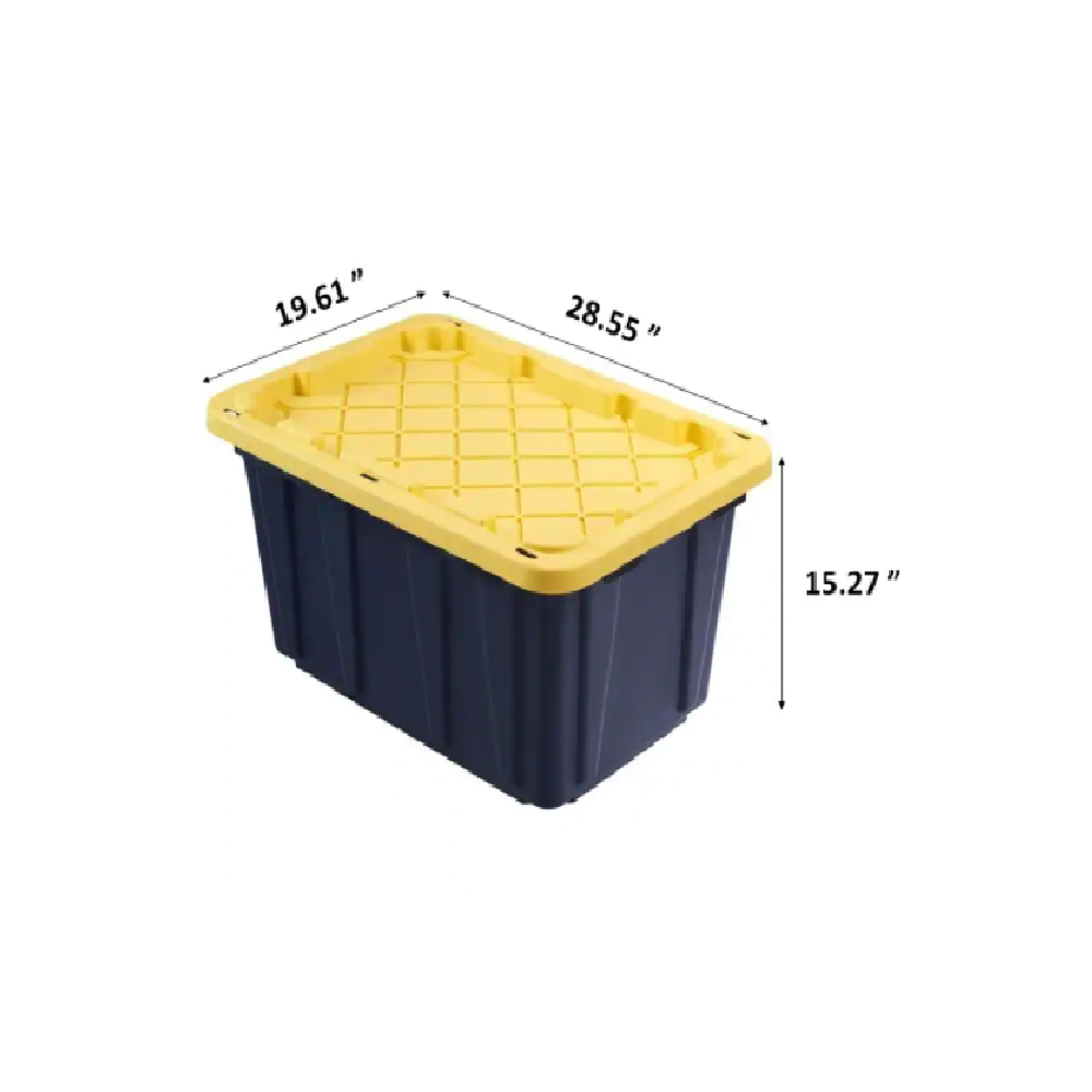 Super Box Storage Tote Tough Box, 27 Gallon - 206122 - Baskets & Bins 4 Super Box Storage Tote Tough Box, 27 Gallon - 206122 - Baskets & Bins - Image 3