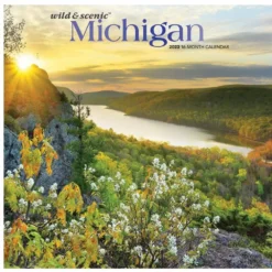 Brown Trout Michigan Wild & Scenic 2023 Square Foil Calendar - Calendars