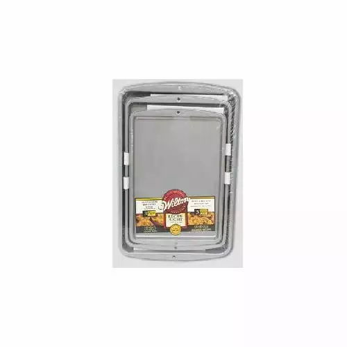 Wilton Recipe Right 3 Pack Cookie Sheet Large Medium Small 2105975 - Bakeware 4 Wilton Recipe Right 3 Pack Cookie Sheet Large Medium Small 2105975 - Bakeware - Image 2