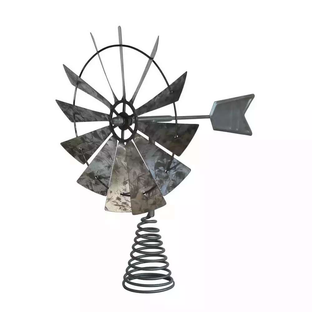 Four Seasons Metal Windmill Tree Topper - 21SYM-WM1101 - Christmas Decor 4 Four Seasons Metal Windmill Tree Topper - 21SYM-WM1101 - Christmas Decor - Image 2