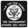 Signs Up Gun Owning American 15071 - Wall Decor