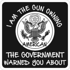 Signs Up Gun Owning American 15071 - Wall Decor