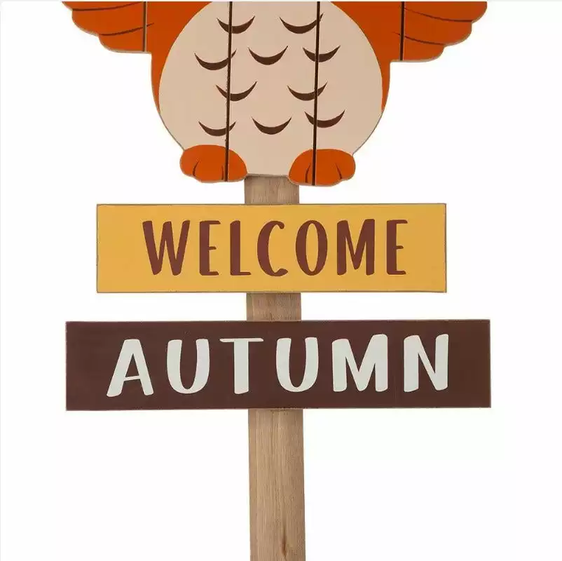 Various Brands 36" Owl Welcome Autumn Yard Stake - JKC00954B - Porch Seasonal Decor 4 Various Brands 36" Owl Welcome Autumn Yard Stake - JKC00954B - Porch Seasonal Decor - Image 2