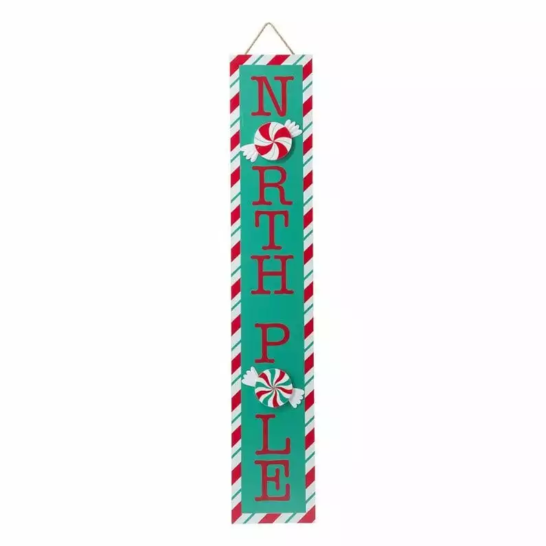 Various Brands 42" Wooden Candy North Pole Porch Sign - JKC01186 - Porch Seasonal Decor 3 Various Brands 42" Wooden Candy North Pole Porch Sign - JKC01186 - Porch Seasonal Decor