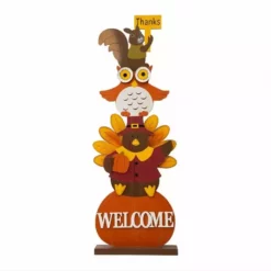 Various Brands 40" Squirrel Owl Turkey Pumpkin Porch Sign - JKC01000 - Porch Seasonal Decor -Hearth & Home Store f1f99fb002d084eb0f1a7788d1e8a4b522a9ca65 14730022 3