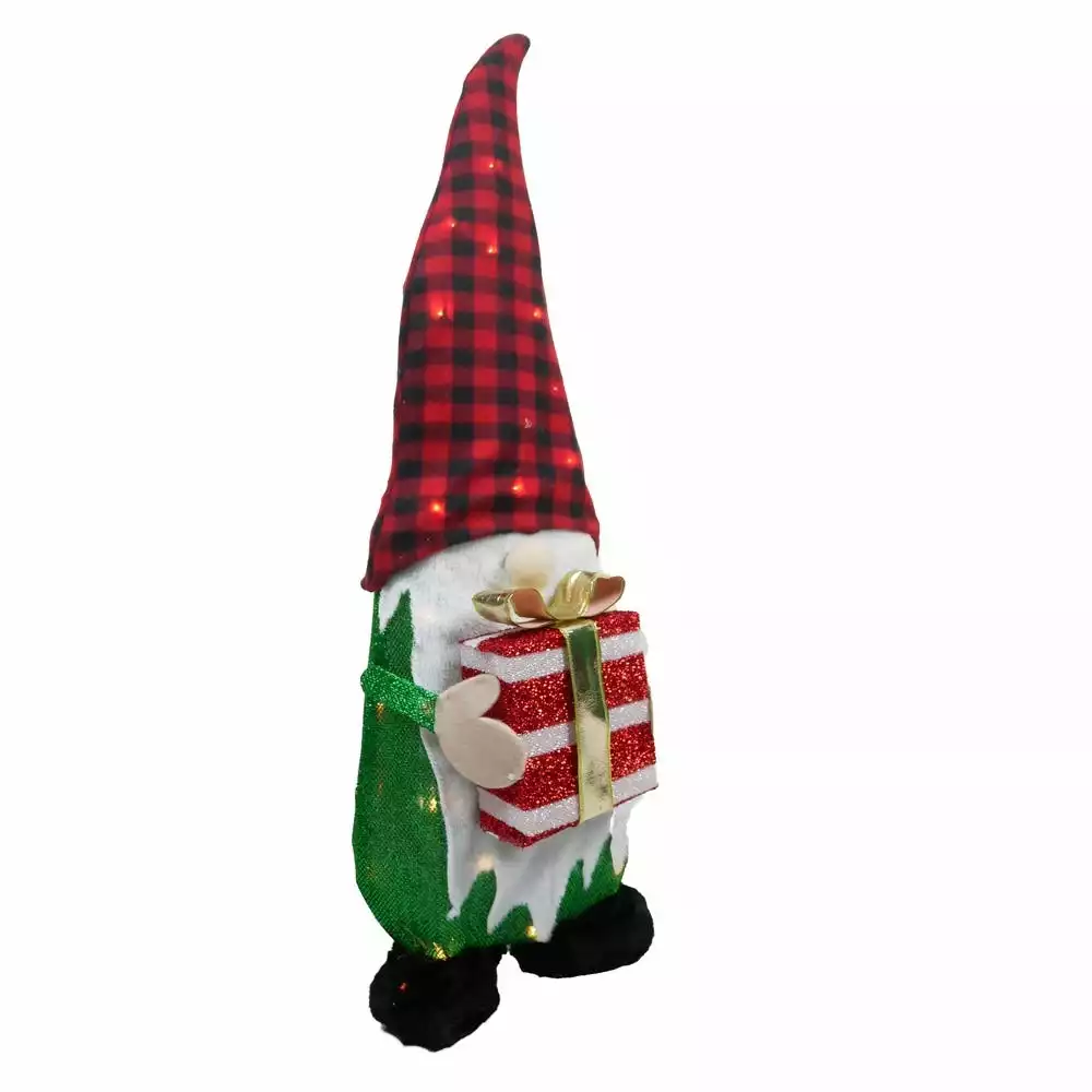 Four Seasons 35" Lighted Gnome Outdoor Christmas Yard Decoration - 21DH0706 - Christmas Decor 4 Four Seasons 35" Lighted Gnome Outdoor Christmas Yard Decoration - 21DH0706 - Christmas Decor - Image 2