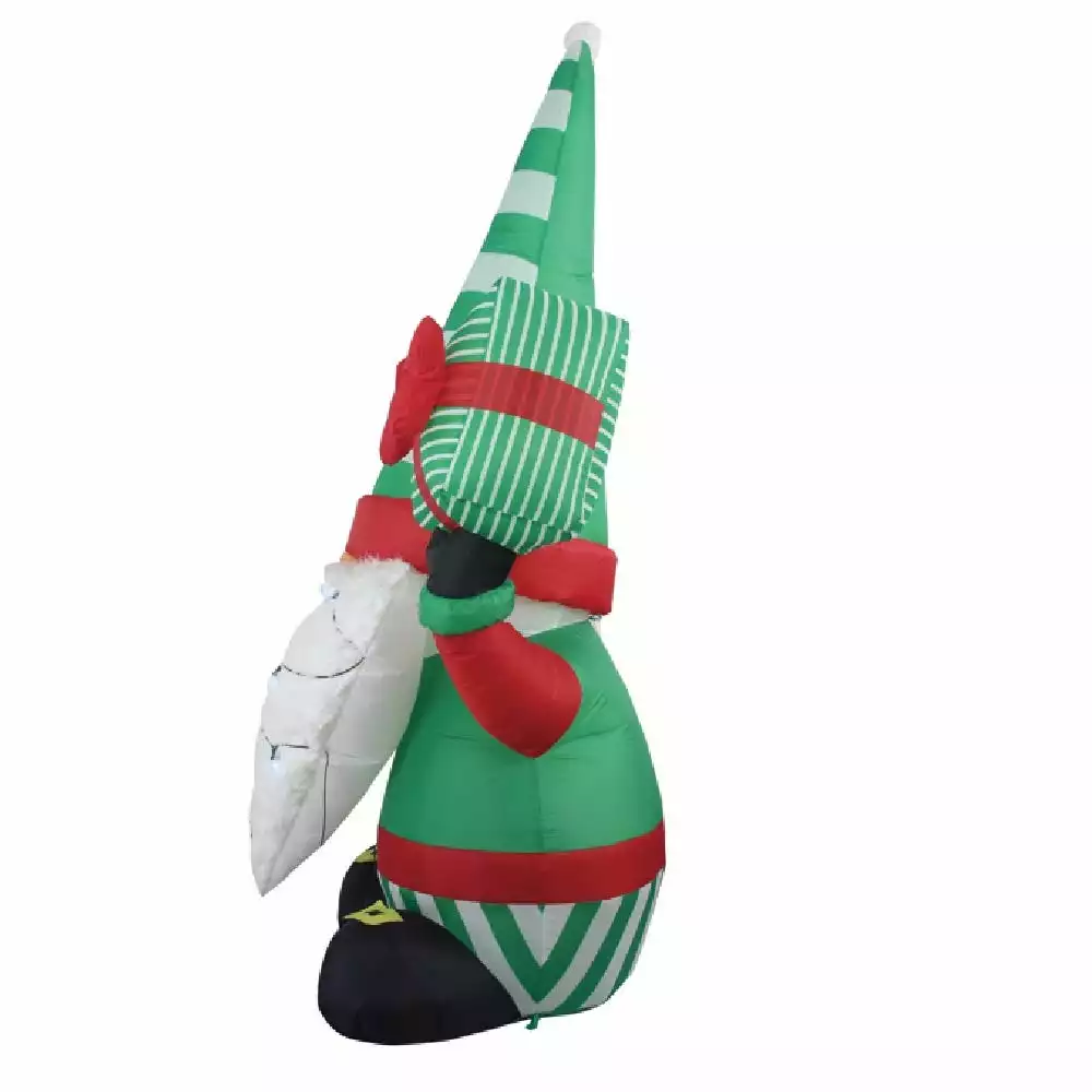 Four Seasons 7' Christmas Inflatable Gnome with Light String, Assorted Styles - MY20CS701A4 - Christmas Decor 5 Four Seasons 7' Christmas Inflatable Gnome with Light String, Assorted Styles - MY20CS701A4 - Christmas Decor - Image 3
