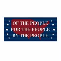 P. Graham Dunn Of The People 15.75 x 5.5 Sign - Q00943RK - Wall Decor