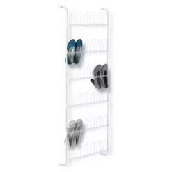 Honey-Can-Do HoneyCanDo 18 Pair OvertheDoor Shoe Rack SHO01169 - Laundry Baskets