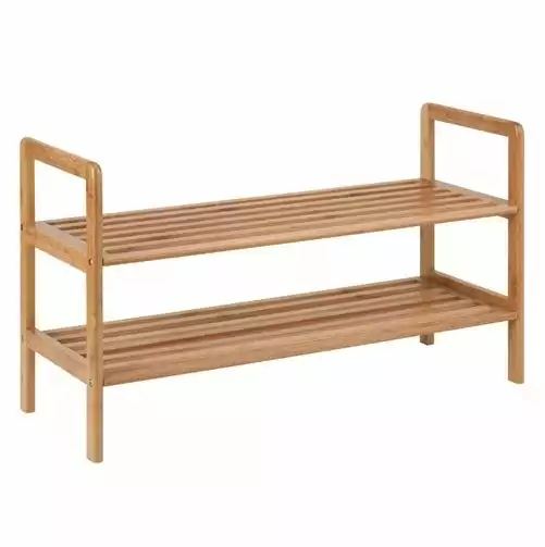 Honey-Can-Do HoneyCanDo 2Tier Bamboo Shoe Storage Rack SHO01600 - Closet Organization 4 Honey-Can-Do HoneyCanDo 2Tier Bamboo Shoe Storage Rack SHO01600 - Closet Organization - Image 2