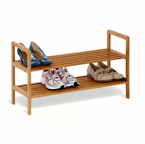 Honey-Can-Do HoneyCanDo 2Tier Bamboo Shoe Storage Rack SHO01600 - Closet Organization 3 Honey-Can-Do HoneyCanDo 2Tier Bamboo Shoe Storage Rack SHO01600 - Closet Organization