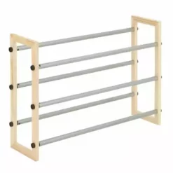 Honey-Can-Do HoneyCanDo 3Tier Metal & Wood Expandable Stackable Shoe Rack SHO01372 - Closet Organization 8 Honey-Can-Do HoneyCanDo 3Tier Metal & Wood Expandable Stackable Shoe Rack SHO01372 - Closet Organization -Hearth & Home Store honey can do 3 tier metal wood expandable stackable shoe rack sho 01372 2
