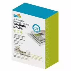 Honey-Can-Do HoneyCanDo 3 Pack Super Storage Combo Vacuum Packs VAC01379 - Closet Organization -Hearth & Home Store honey can do 3 pack super storage vacuum packs vac 01379