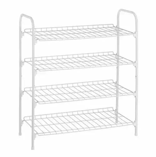 Honey-Can-Do HoneyCanDo 4Tier Closet Storage Shelf SHO01172 - Closet Organization 4 Honey-Can-Do HoneyCanDo 4Tier Closet Storage Shelf SHO01172 - Closet Organization - Image 2